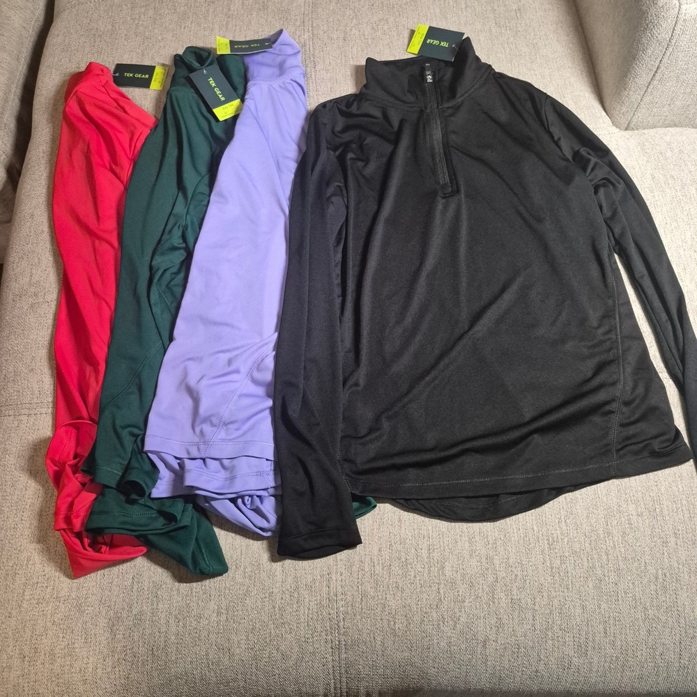 Lot 4 Tek Gear Performance 1/4 zip